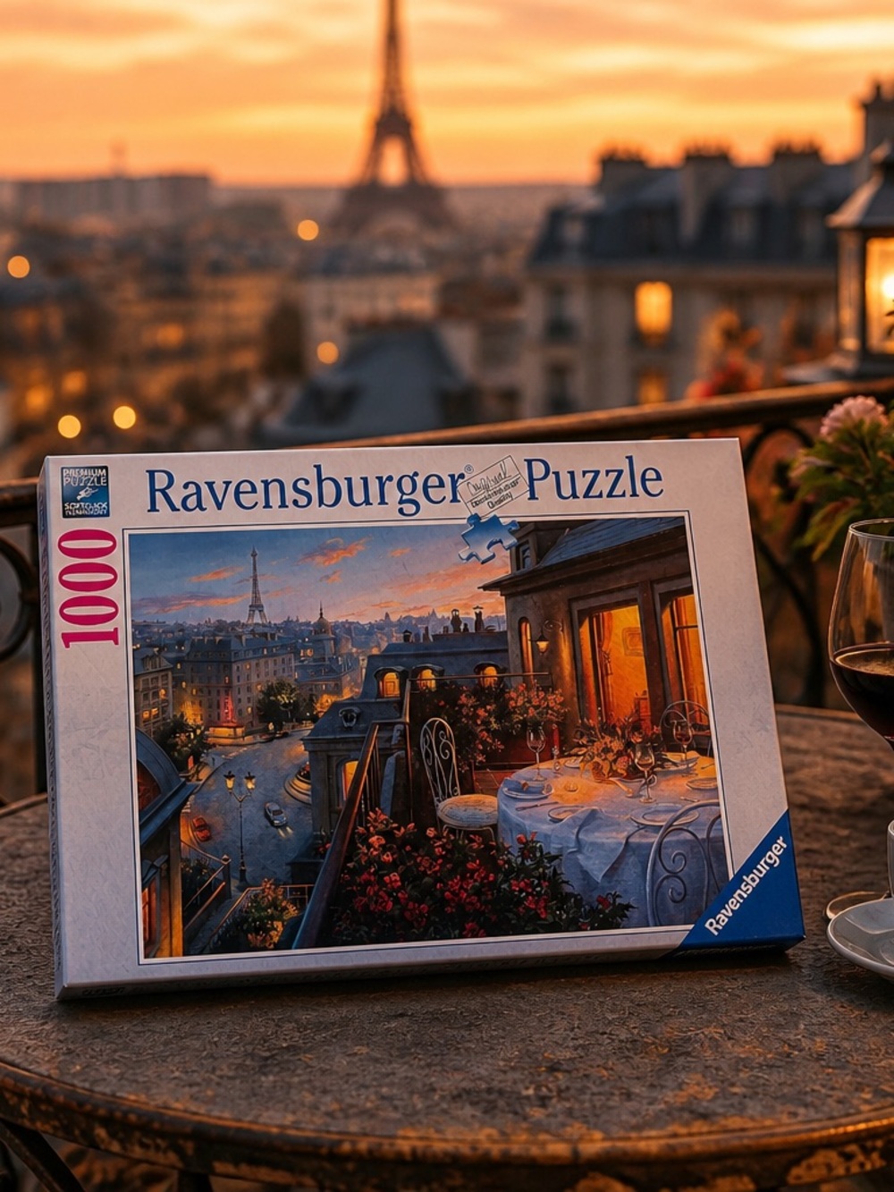 Ravensburger 1000-Piece Paris Balcony Puzzle